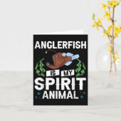 Zeeduivel Diep Zee Zeeskelet Kaart (Gele Bloem)