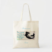 Zeeduivel en zeemeermin van zee tote bag (Voorkant)