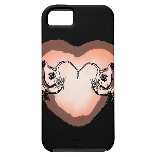 Zeeduivel in de liefde Case-Mate iPhone case (Achterkant)