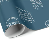 Zeeduivel in water cadeaupapier (Rol Hoek)