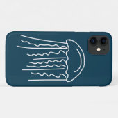 Zeeduivel in water Case-Mate iPhone case (Achterkant (horizontaal))