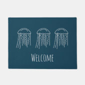 Zeeduivel in water deurmat (Voorkant)