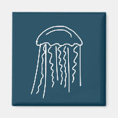 Zeeduivel in water magneet (Voorkant)