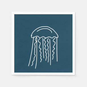 Zeeduivel in water servet