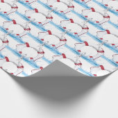 zeeduivel in waterspatten cadeaupapier (Hoek)