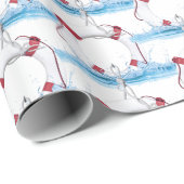 zeeduivel in waterspatten cadeaupapier (Rol Hoek)