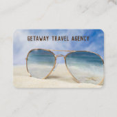 Zeeduivel in zonnebril visitekaartje (Voorkant)