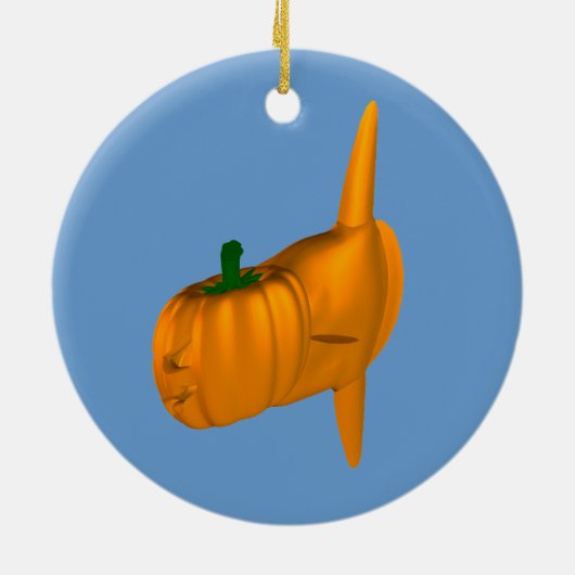 Zeeduivel Keramisch Ornament (Achterkant)