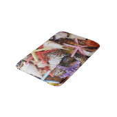 Zeeduivel, kleurrijke schelp badmat (Gekanteld)