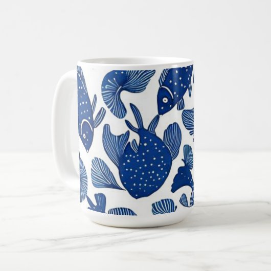 Zeeduivel Koffiemok (Voorkant links)