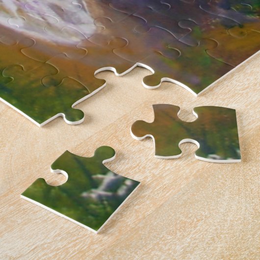 Zeeduivel, kustlandschap, jacht en palmkunst legpuzzel (Zijkant)