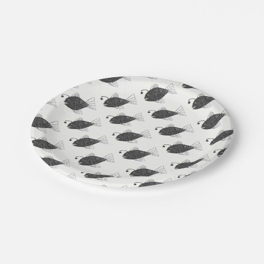 Zeeduivel Papieren Bordje (Gekanteld)