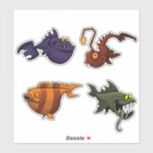 Zeeduivel Sticker (Vel)