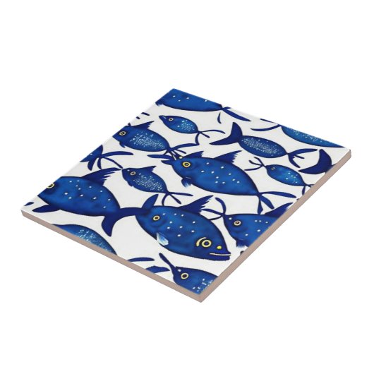 Zeeduivel Tegeltje (Zijkant)