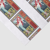 Zeeduivel van het konijneneiland tissuepapier (Detail)