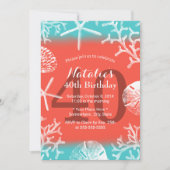 Zeeduivel van het strand van Koraal Kaart (Voorkant)