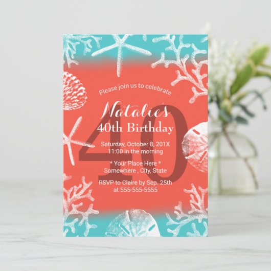 Zeeduivel van het strand van Koraal Kaart (Staand voorkant)