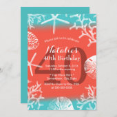 Zeeduivel van het strand van Koraal Kaart (Voorkant / Achterkant)