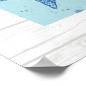 Zeeduivel, wand, wand, walvisschildpad poster (Hoek)