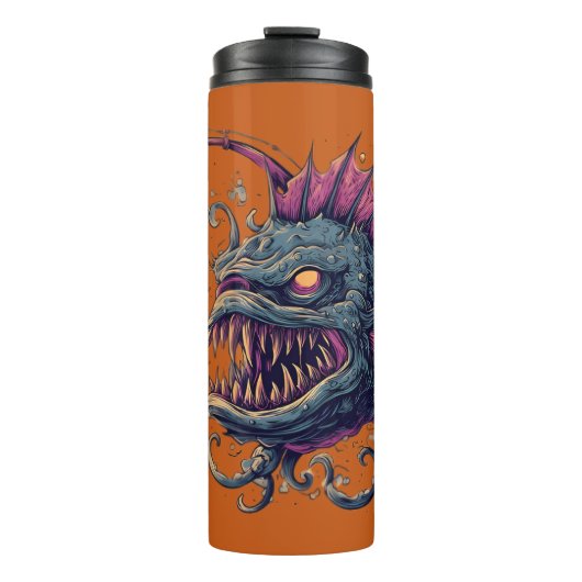 Zeeduivel Zee Monster Bekertje Thermosbeker (Voorkant)