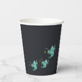 Zeeduivel Zee Papieren Bekers (Achterkant)