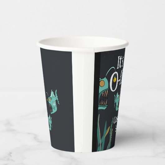 Zeeduivel Zee Papieren Bekers (Rechts)