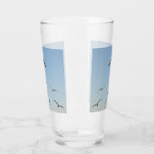 Zeeëend Aanpasbare Kustvogel Vlucht Oceaan Glas (Links)