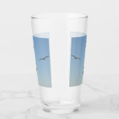 Zeeëend Aanpasbare Kustvogel Vlucht Oceaan Glas (Rechts)