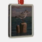 Zeeëend door Tom Rock Metal Ornament (Rechts)