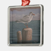 Zeeëend door Tom Rock Metal Ornament (Links)