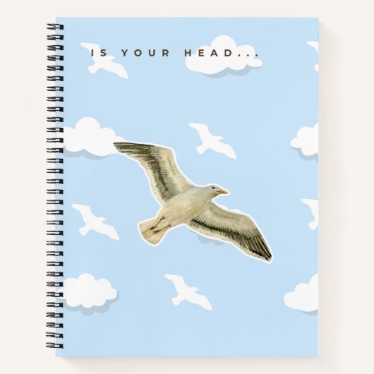 Zeeëend in de Wolken Notitieboek (Voorkant)