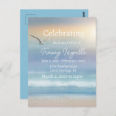 Zeeëend Oceaan Zonsondergang Begrafenis Briefkaart (Voorkant / Achterkant)