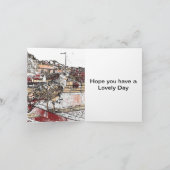 Zeeëend op de brug in Hythe Kaart (Binnen)