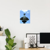 Zeeëend op Licht Poster (Thuiskantoor)