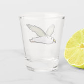 Zeeëend Shot Glas (Achterkant)