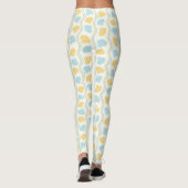 Zeeëgel en strandgolven Zomer Leggings (Achterkant)