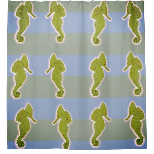 Zeeen 7 strepen art Douchegordijn (Voorkant)