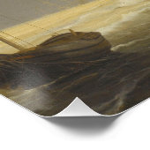 Zeeen aan de kust, met het Poster van de Spritsail (Hoek)