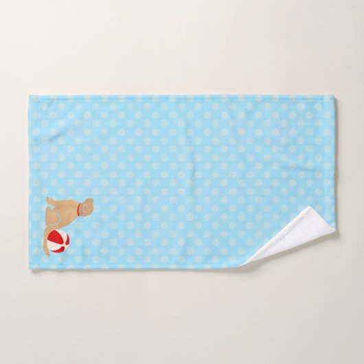 Zeeen de Dag Beach Honden Blue Towel Set Bad Handdoek (Handdoek)