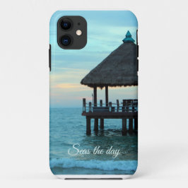 Zeeen de Dag Beach Tiki Hut Case-Mate iPhone Case