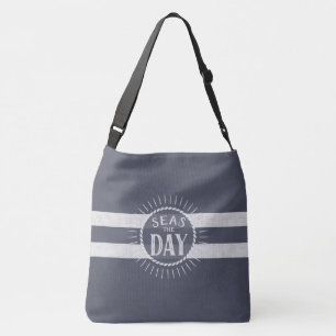 Zeeen de dag en worden een Beach Bum Nautisch Them Crossbody Tas