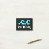 Zeeen De Dag Funny Ocean Post-it® Notes (Op bureau)