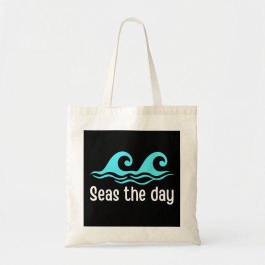 Zeeen De Dag Funny Ocean Tote Bag (Voorkant)