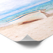 Zeeen De dag het Citaat Vist Boat Poster (Hoek)