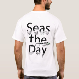 Zeeen de dag Mannen T-shirt