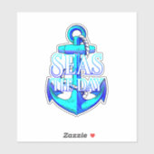 Zeeen De Dag Pirate Anchor Sticker (Vel)