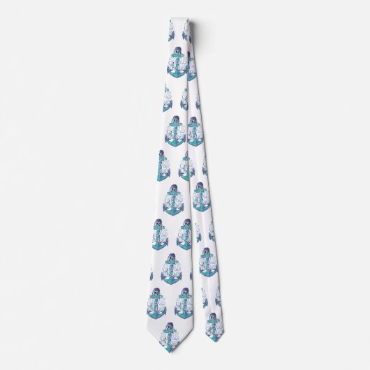 Zeeen De Dag Pirate Anchor Stropdas (Voorkant)