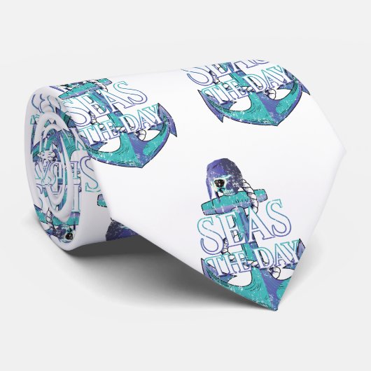 Zeeen De Dag Pirate Anchor Stropdas (Opgerold)