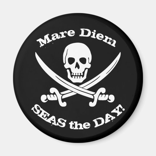 Zeeen de Dag Piratenmagneet Magneet (Voorkant)