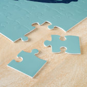 Zeeen de Dag Retro Dolfijn Oceaan Esthetisch Legpuzzel (Zijkant)